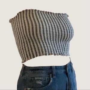 Forever 21 Striped Tube Top